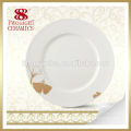 Luxury arabic restaurant dinnerware custom round dinner plate